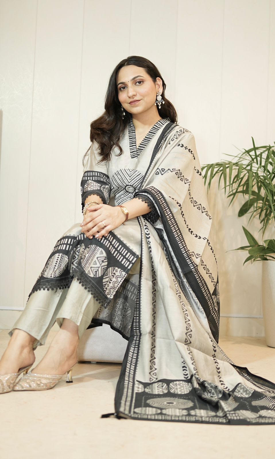 Pure Soft chanderi with Lining